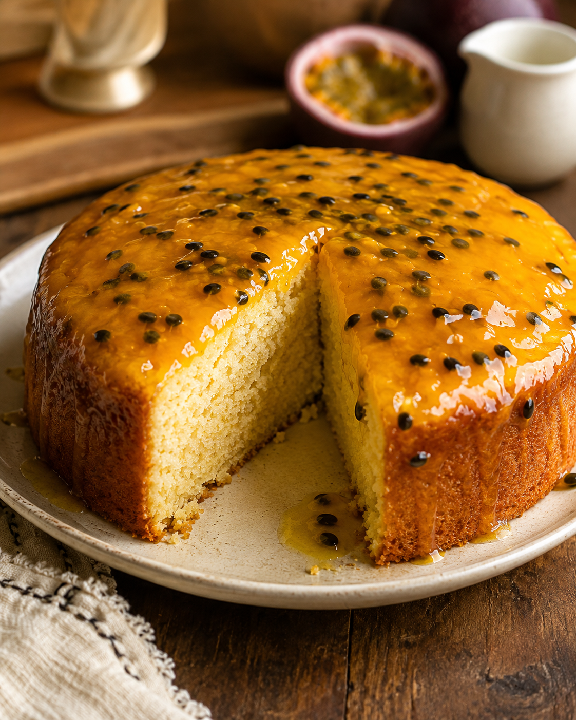 Bolo de Maracujá